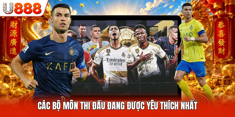 Các bộ môn thi đấu đang được yêu thích nhất