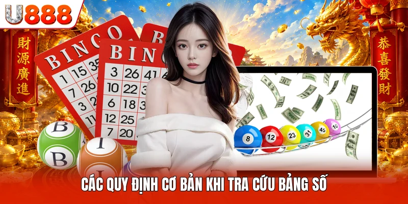 Xổ Số Miền Trung U888- Trực Tiếp Quay Thưởng Nhanh Chóng Các quy định cơ bản khi tra cứu bảng số