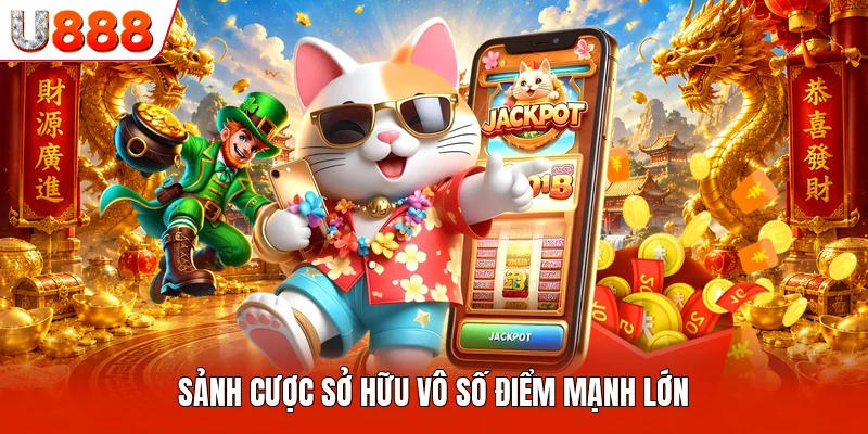 Slot Game U888 - Sảnh Quay Thưởng Đỉnh Cao Nhất Bảng Sảnh cược sở hữu vô số điểm mạnh lớn